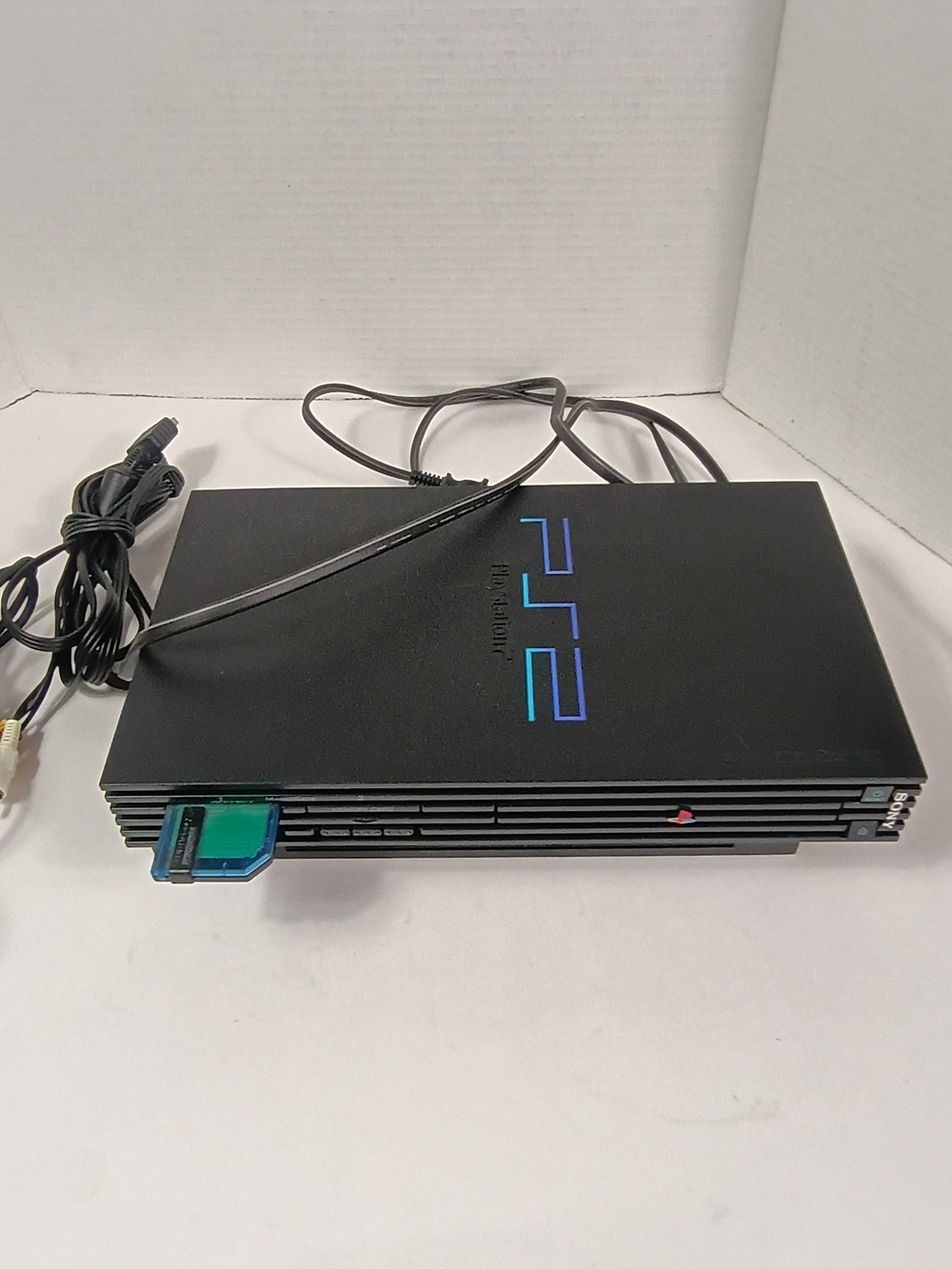 PlayStation 2 game console With Memory Card, all adapters, and 1 Controllers